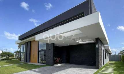 Casa à venda, 4 quartos, 4 suítes, 2 vagas, Condomínio Lagoa do Passo - Osório/RS