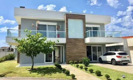Sobrado à venda, 5 quartos, 5 suítes, 2 vagas, Condomínio Malibú Beach Residence - Xangri-Lá/RS