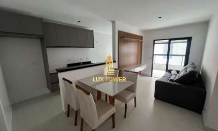 Apartamento 1 Dormitório com Varanda Gourmet e Vista Mar no Maracanã