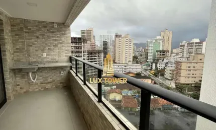 Apartamento de 72m c/ 2 quartos 1 suíte, varanda gourmet e 200m da praia