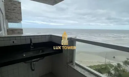 Apartamento 120m2 c/ 3 Quartos 1 Suíte, Varanda Gourmet c/ Vista Mar