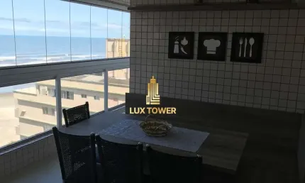 Apartamento de 4 Quartos Sendo 3 Suítes, Varanda Gourmet com Vista Mar