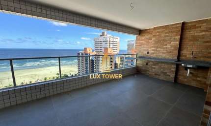 Apartamento Alto Padrão de 3 Quartos, 2 Suítes Com Vista Mar em Praia Grande