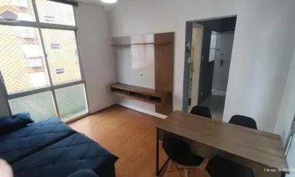 Apartamento com 1 quarto para alugar na Rua Oswaldo Cruz, 519, Boqueirão, Santos