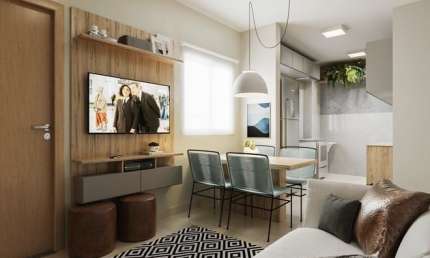 Apartamento novo, nunca habitado em condomínio com lazer completo. 