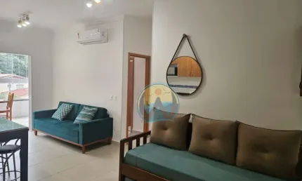 Apartamento com 2 quartos à venda em toninhas, ubatuba , 62 m2 por r$ 650.000