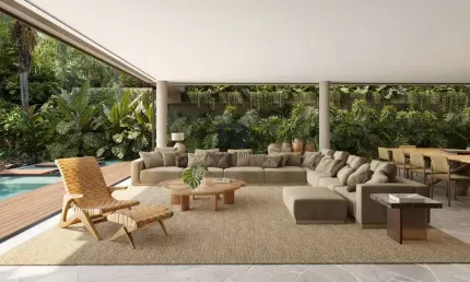 Imóvel de luxo na Praia da Baleia: Casa em condomínio com 5 quartos, 5 suítes e 507,11 m² em São Sebastião-SP.