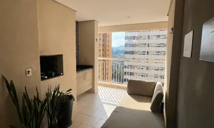 APARTAMENTO IMPECAVEL A VENDA EM ALPHAVILLE PORTEIRA FECHADA