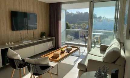 Apartamento para Locação em Florianópolis, JURERE INTERNACIONAL, 2 dormitórios, 1 suíte, 2 banheiros, 2 vagas