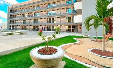 Alugar - Apartamento em Parnamirim - Pq Árvores - 1/4 - 38m² - Perto do Queiroz Atacado - Projetado