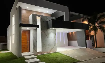 Casa Duplex em Condomínio Fechado em Parnamirim - 4/4 - 3 Suítes - 261m² - Novo Leblon
