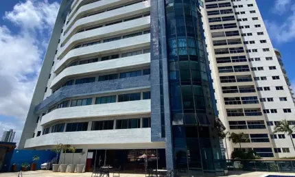Alugar - apartamento em ponta negra - 2/4 suíte - mobiliado