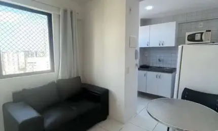 Flat para alugar em boa viagem! 1 quarto e mobiliado.