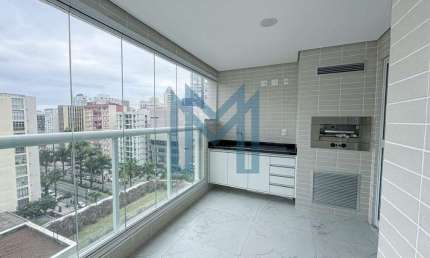 Apartamento com 2 dormitórios para alugar, 87 m² por R$7.500,00/mês - Gonzaga - Santos/SP