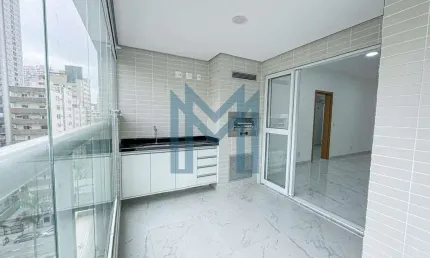 Apartamento com 2 dormitórios para alugar, 87 m² por R$7.500,00/mês - Gonzaga - Santos/SP