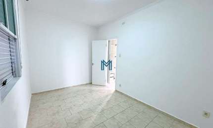 Apartamento com 1 dormitórios para alugar, 60 m² por R$ 2.000/mês - Gonzaga - Santos/SP