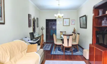 Apartamento com 2 dormitórios + dep. completa à venda, 180 m² por r$ 700.000 - gonzaga - santos/sp