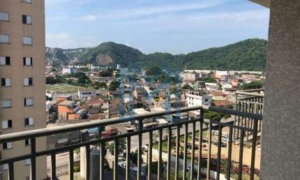 Apartamento com 2 dormitórios para alugar, 63 m² por R$ 2.900/mês - Gonzaga - Santos/SP