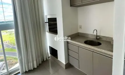Apartamento mobiliado disponível para locação no bairro Jardim Karaíba em Uberlândia-MG