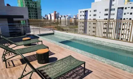Excelente Apartamento em Intermares com 1 Quarto, Elevador e Lazer