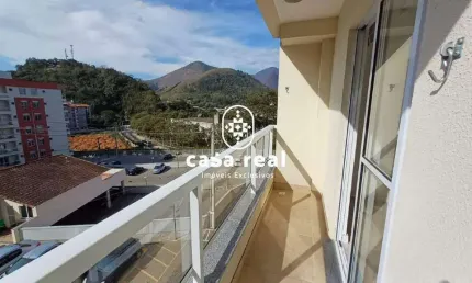 More Bem em Corrêas: Aluguel de apartamento com 2 quartos, Sala, 2 Varandas e Natureza ao Redor