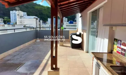 Cobertura de três quartos, suite, duas vagas de garagens, a venda no Cascatinha, Juiz de Fora.