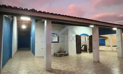 Casa para Venda em Itanhaém, Balneário Gaivota, 2 dormitórios, 1 banheiro, 6 vagas