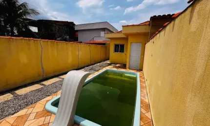 Casa para Venda em Itanhaém, Balneário Jequitibá, 2 dormitórios, 1 suíte, 2 banheiros, 3 vagas