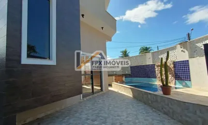 Casa para Venda em Itanhaém, Jardim Jamaica, 2 dormitórios, 2 suítes, 1 banheiro, 2 vagas