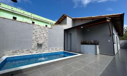 Casa para Venda em Itanhaém, Jardim das Palmeiras, 2 dormitórios, 2 banheiros, 1 vaga