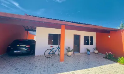 Casa para Venda em Itanhaém, Balneário Gaivota, 4 dormitórios, 1 suíte, 2 banheiros, 4 vagas