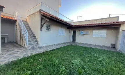 Casa para venda em itanhaém, bopiranga, 2 dormitórios, 1 suíte, 2 banheiros, 2 vagas