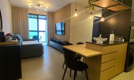 Alugo Apto 2 Quartos, Alto Padrão, Mobiliado, Liv Residence