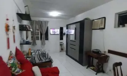 Imóvel para venda possui 45 metros quadrados com 1 quarto em gonzaga - santos - sp