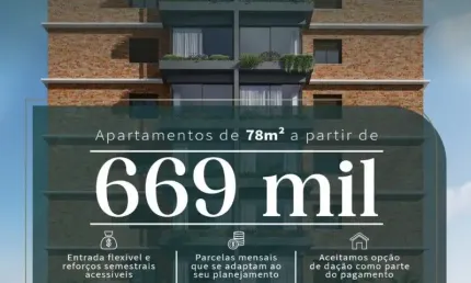 LANÇAMENTO: Apartamentos de 2 e 3 dormitórios com 1 ou 2 vagas