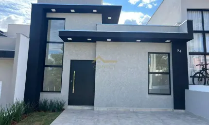 Casa em Condomínio no Jardim Santa Marta em Sorocaba, 102m²,  03 dormitórios, 01 suíte , 02 vagas de garagem.