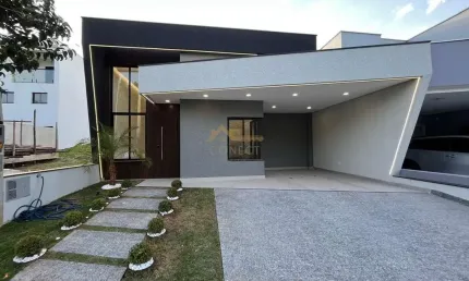 Casa em Condomínio no Cajuru do Sul em Sorocaba, 140m², 3 dormitórios, 01 suíte, 03 vagas de garagem.