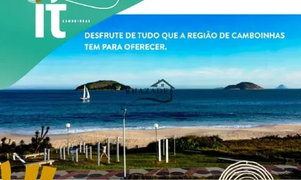Apartamento Garden c/ 4 quartos à venda por R$ 3.490.000, Camboinhas, Niterói/RJ