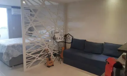 Apartamento flat no condomínio flat praia de itacoatiara, niterói.