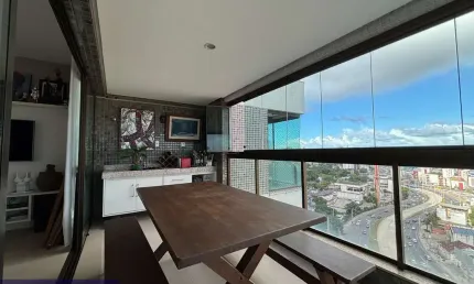 58,95m² | Quarto e Sala | Varanda Gourmet | Andar Alto | Nascente | Vista Mar | 01 Vaga