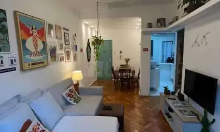 Apartamento com 3 quartos à venda na Rua Alegrete, Laranjeiras, Rio de Janeiro, 80 m2 por R$ 890.000