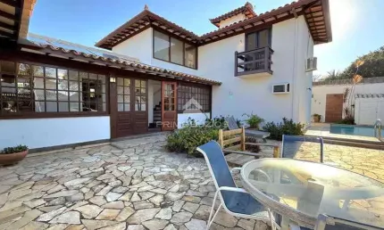 Casa em condomínio à venda, 5 quartos, 3 suítes, 3 vagas, Manguinhos - Armação dos Búzios/RJ