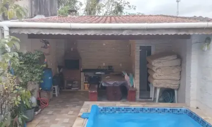 Casa no gaivota com piscina e área gourmet completa – 100m da av. flácides ferreira!