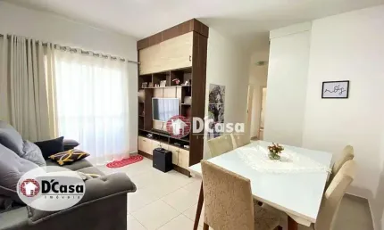 Apartamento à venda com 2 quartos e armários planejados, bairro Parque São Luiz, Taubaté - SP.