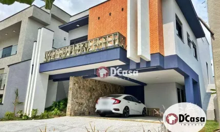 Belíssima casa à venda com 3 suítes e fino acabamento, no condomínio Cyrella, Taubaté-SP