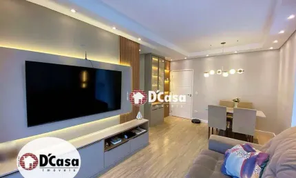 Apartamento à venda com 2 suítes, varanda gourmet e 84m2, próximo ao Taubaté Shopping, Taubaté-SP.