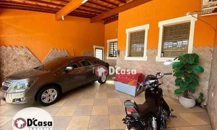 Casa térrea à venda com 3 quartos e área gourmet, no bairro Residencial Paraíso, Taubaté - SP.