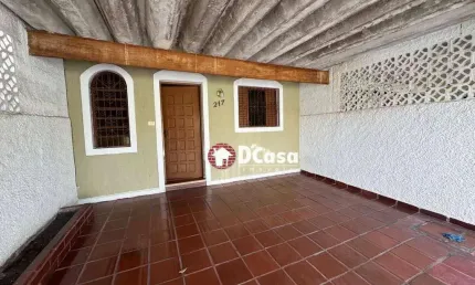 Casa com 2 dormitórios para alugar, 70 m² por r$ 1.163,79/mês - parque são luís - taubaté/sp