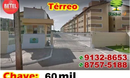Apartamento para venda possui 47 metros quadrados com 2 quartos em Maiobinha - São Luís - MA
