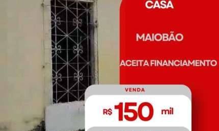 Imóvel para venda tem 100 metros quadrados com 2 quartos em Conjunto Maiobao - Paço do Lumiar - MA